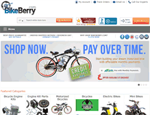 Tablet Screenshot of bikeberry.com